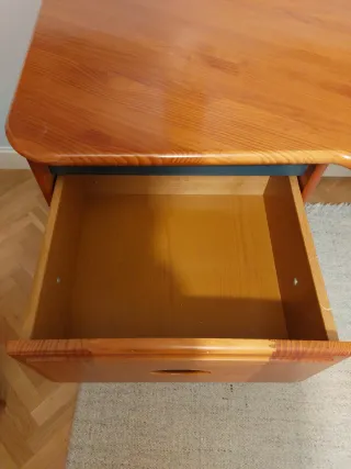 Mesa estudio juvenil madera de pino maciza