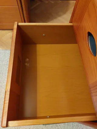 Mesa estudio juvenil madera de pino maciza