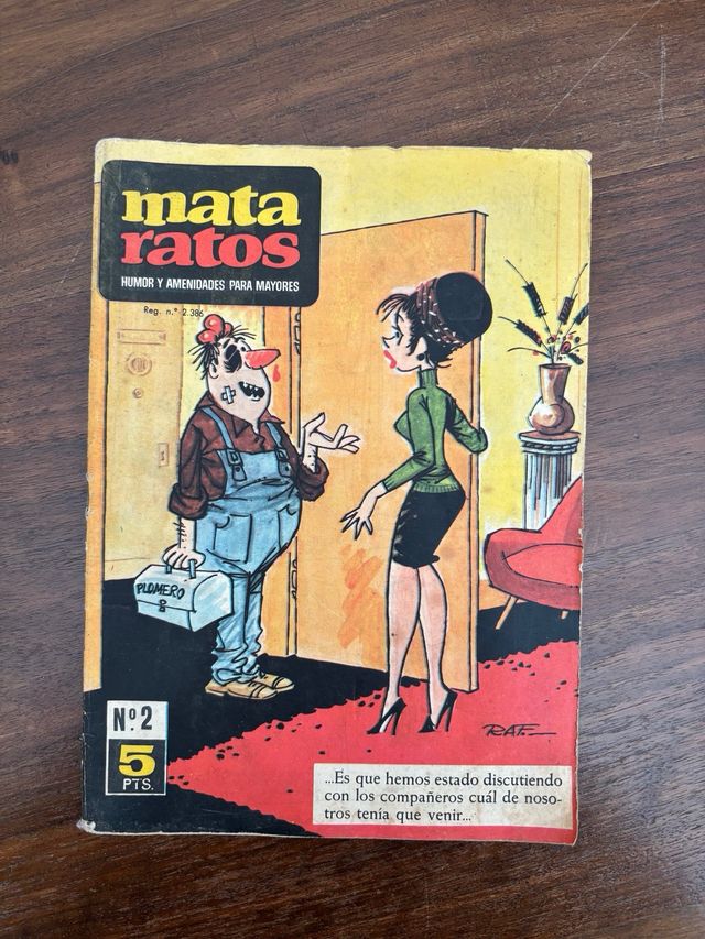 2 Revistas humor grafico Mata Ratos 1964