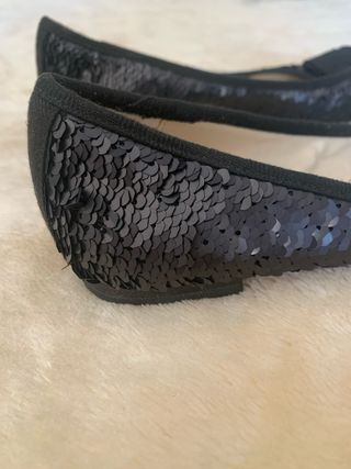 Bailarinas Zara Negras Talla 37