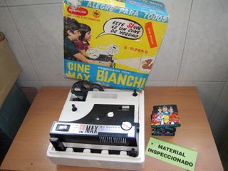 Proyector de Cine 8mm + Super8 Cinemax de Bianchi