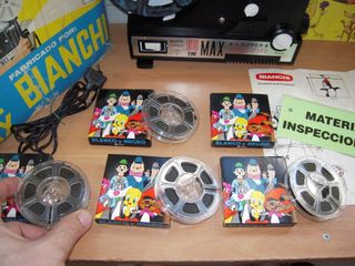 Proyector de Cine 8mm + Super8 Cinemax de Bianchi