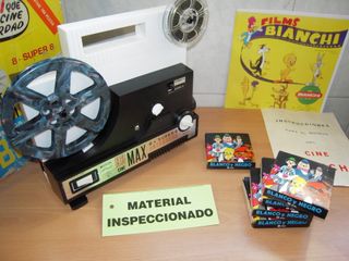 Proyector de Cine 8mm + Super8 Cinemax de Bianchi