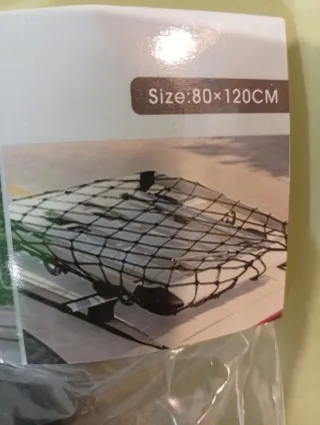 Red equipaje para coche Car Luggage Net 80x120 cm