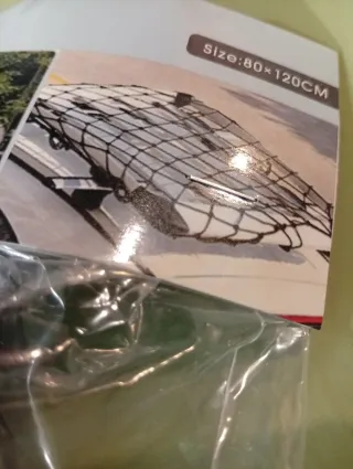 Red equipaje para coche Car Luggage Net 80x120 cm