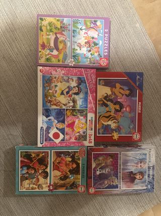 Lote 5 Puzzles Infantiles