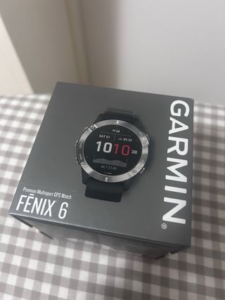 Garmin Fenix 6 Plata/Negro