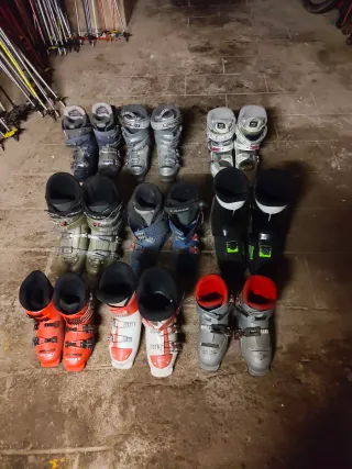 Botas de esquí para adulto e infantiles