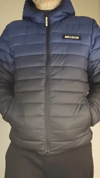 Anorak Hollister T-L Azul/Negro