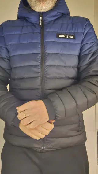 Anorak Hollister T-L Azul/Negro