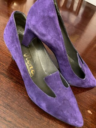 Zapatos de tacón Viena morados