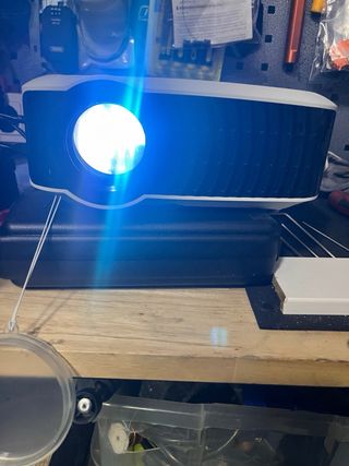 Proyector LED ABOX Blanco y Negro Regalo cable