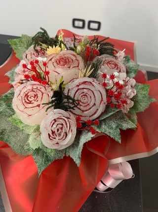 Bouquet candele e saponi artigianali