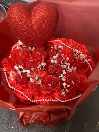 Bouquet candele e saponi artigianali