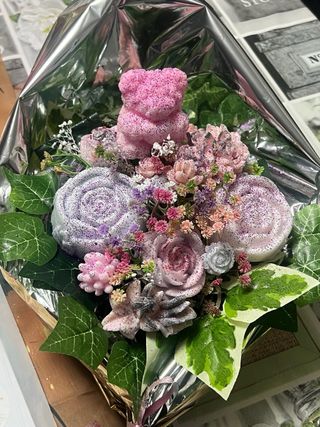 Bouquet candele e saponi artigianali