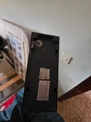 Lámpara exterior negra IP54