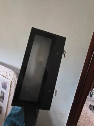 Lámpara exterior negra IP54