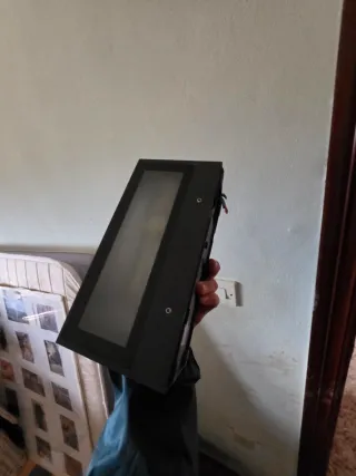 Lámpara exterior negra IP54