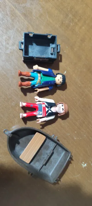 Playmobil piratas y barco