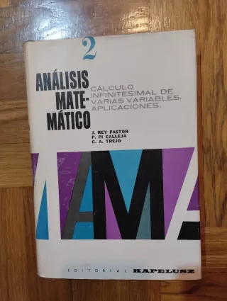 Libros Análisis Matemático. Nuevos.