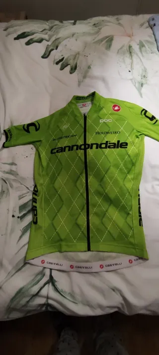 Maillot Castelli Cannondale color verde