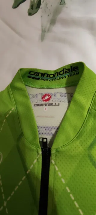 Maillot Castelli Cannondale color verde
