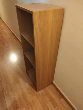 Estantería de madera de 3 baldas