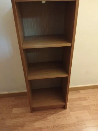 Estantería de madera de 3 baldas