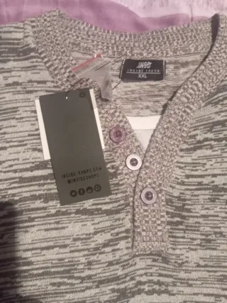 Jersey de punto con botones