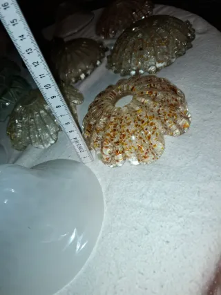 Ciotole in vetro per lumi e lampadari  15€ a pezzo