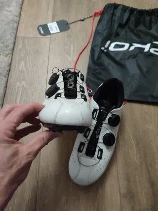 Zapatillas ciclismo Ekoi blancas