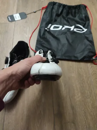 Zapatillas ciclismo Ekoi blancas