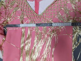 Traje Flamenca T.40 Rosa y Beige