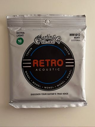 Cuerdas Martin Retro MM1012 Extra Light 12 Cuerdas