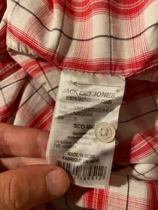 Camisa Jack & Jones cuadros Talla S