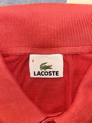 Polo Lacoste Rojo