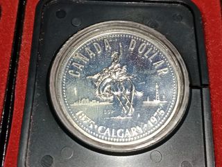 2 Estuches Monedas Plata Canadá 1975-1976