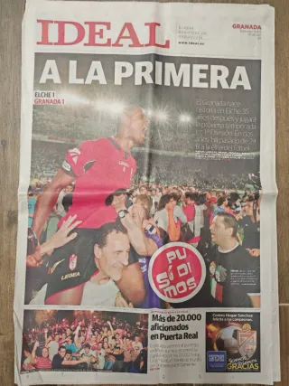 Periódico Ideal Ascenso Granada CF
