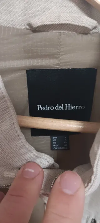 Chaqueta Perro del Hierro Beige Lino.