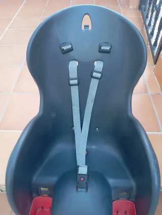 Portabebés Bicicleta Negro y Rojo