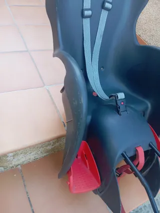 Portabebés Bicicleta Negro y Rojo