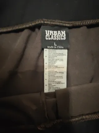 Pantaloni ecopelle marrone