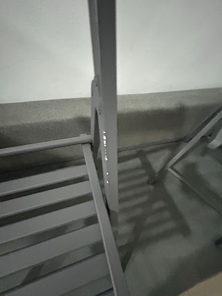 Silla plegable Ikea madera negra