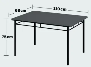 Mesa y 4 Sillas Comedor Cocina