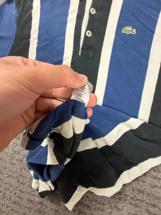 ¡¡OFERTA!! Talla L Polo Lacoste Vintage Rayas