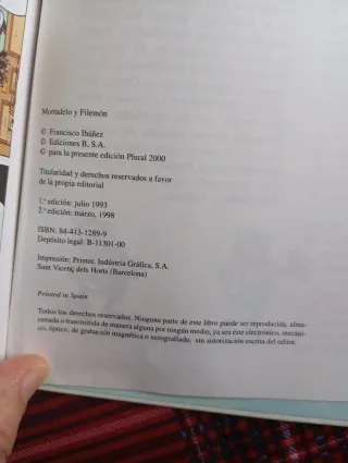 LIBRO MORTADELO Y FILEMÓN.