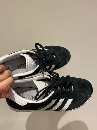 Adidas Gazelle Negras Talla 38 2/3