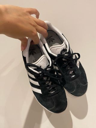 Adidas Gazelle Negras Talla 38 2/3