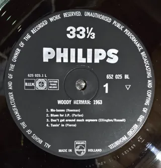 Vinilo Woody Herman - 1963 Jazz LP