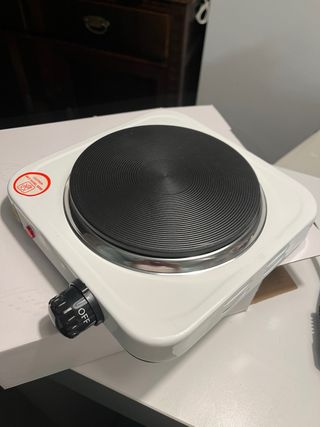 Placa calefactora eléctrica para cocinar